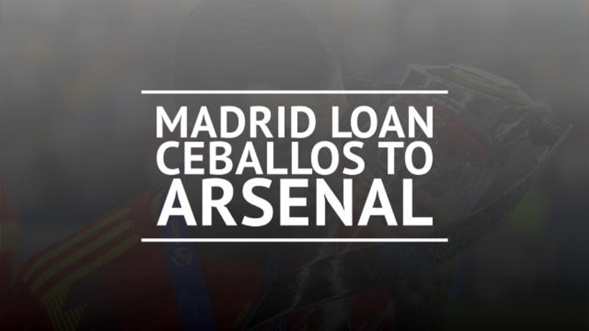 ⁣BREAKING NEWS: Football: Madrid loan Ceballos to Arsenal