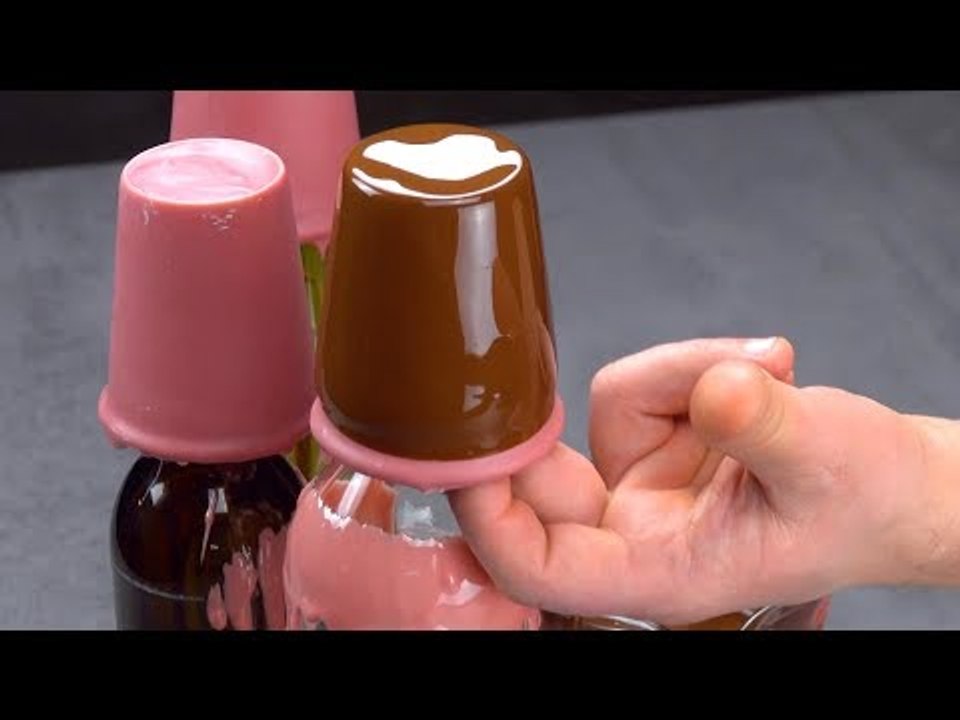 É por isto que você não deveria mais jogar as garrafas de vinho fora. Fãs de doce vão amar isto!