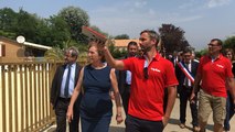 La ministre du travail en visite dans un camping