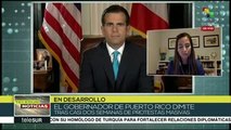 teleSUR Noticias: Gobernador de Puerto Rico presenta su renuncia