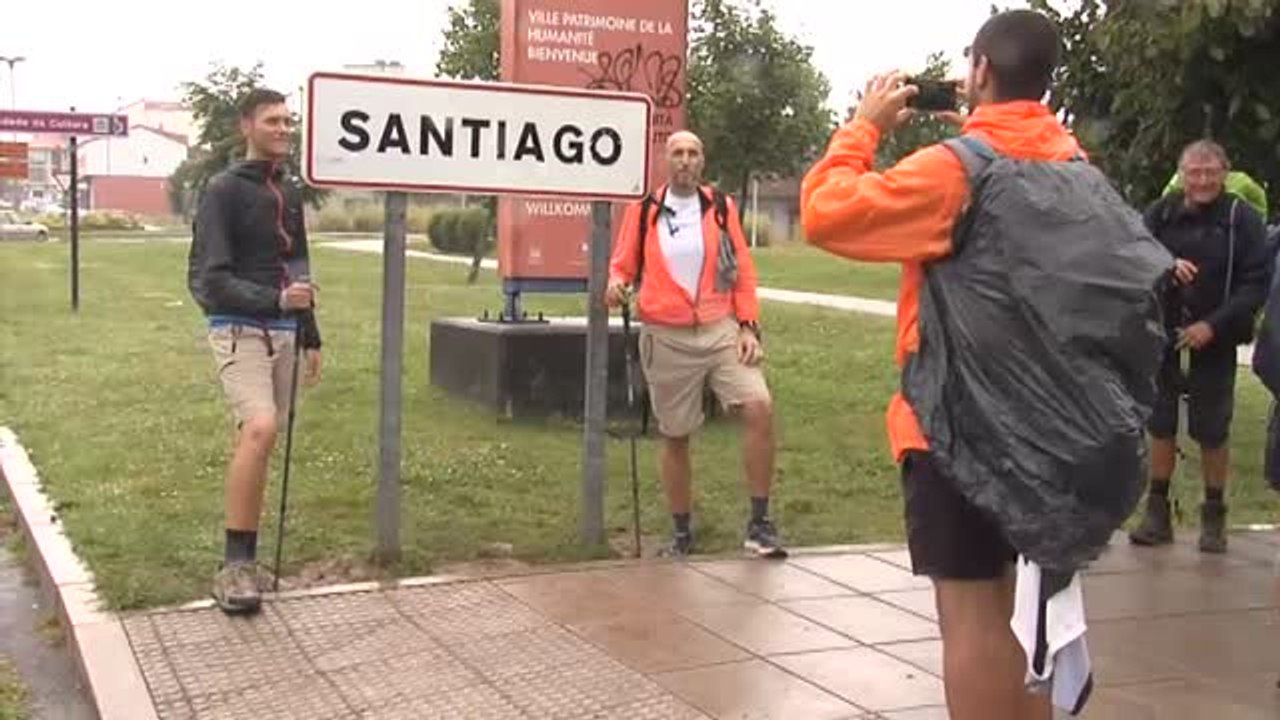 Día grande de las fiestas en Santiago de Compostela