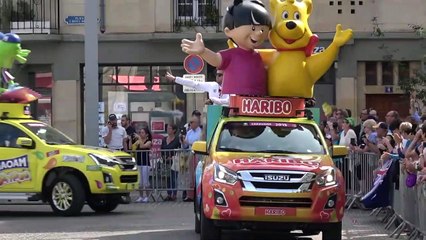 La caravane publicitaire du Tour de France cycliste 2019
