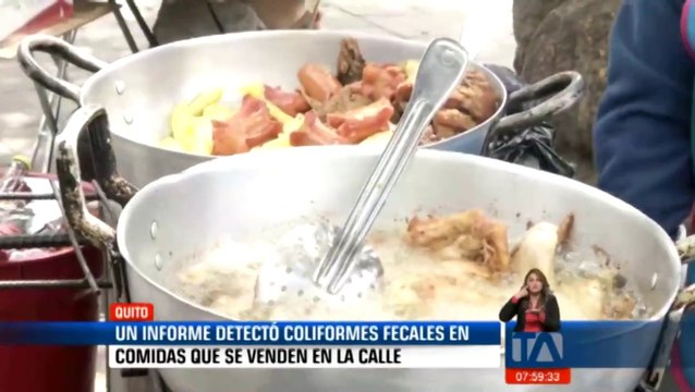 Detectan bacterias fecales en comidas que se venden en la calle