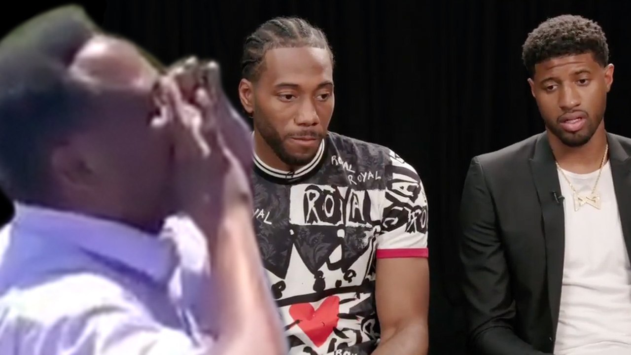 Lakers Fan HECKLES Kawhi Leonard & Paul George During Billboard Reveal Party!