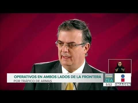 México y Estados Unidos harán operativos contra el tráfico de armas en la frontera