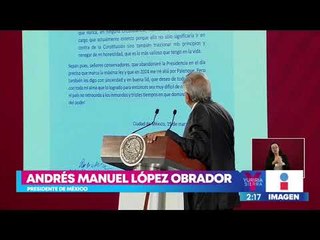 AMLO certificará ante notario su compromiso de no reelección | Noticias con Yuriria Sierra