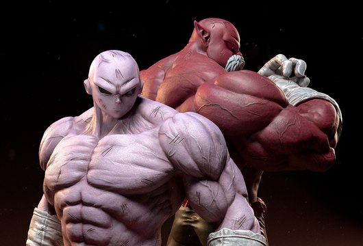 Dragon Ball Super - La resina de Jiren y Toppo