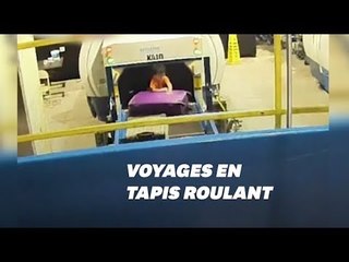 Cet enfant a fait un voyage des plus originaux à l'aéroport d'Atlanta