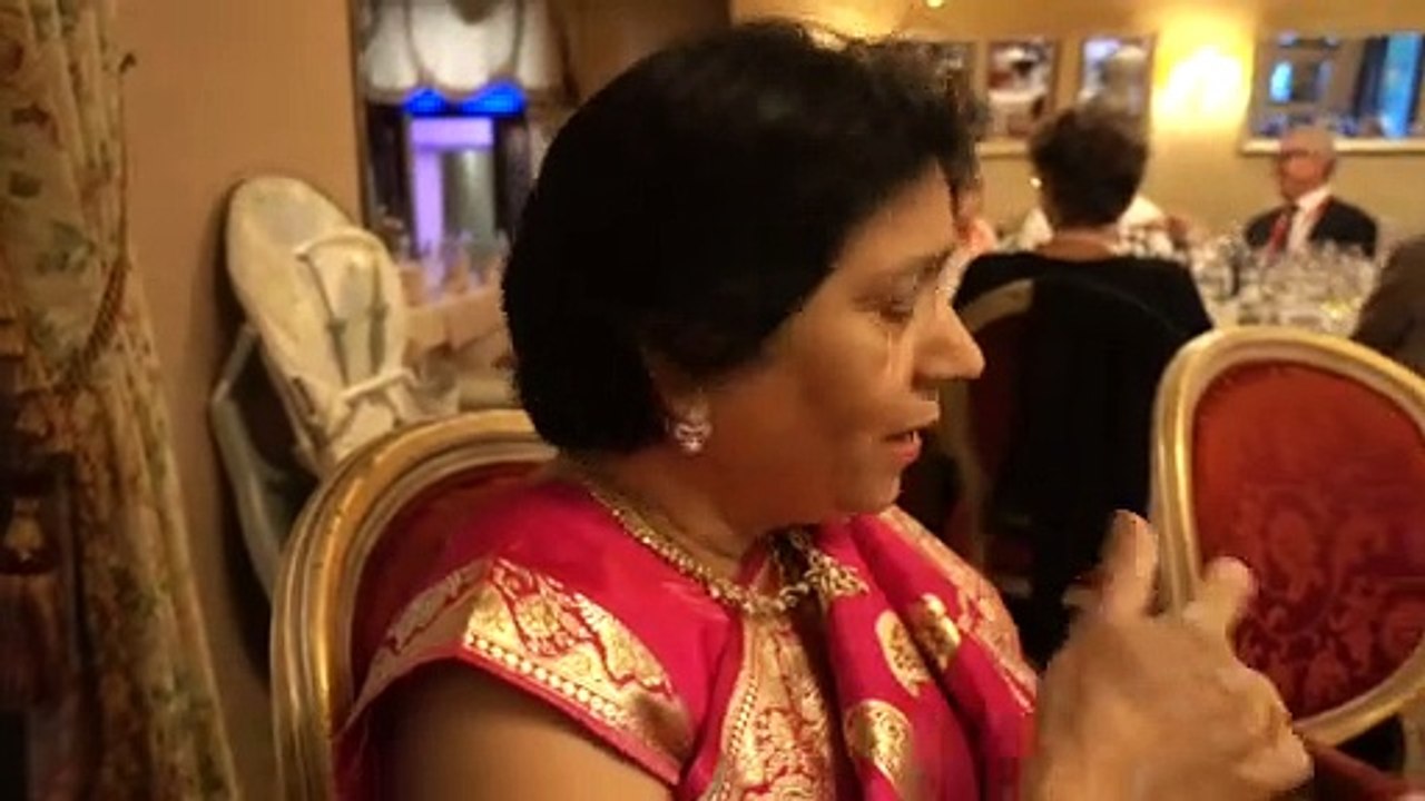 Aruna & Hari Sharma at A Propos restaurant for Dinner Hotel Alpin Poiana Brasov Jul 08, 2019