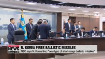 N. Korea fired new type of short-range ballistic missile: Seoul's NSC