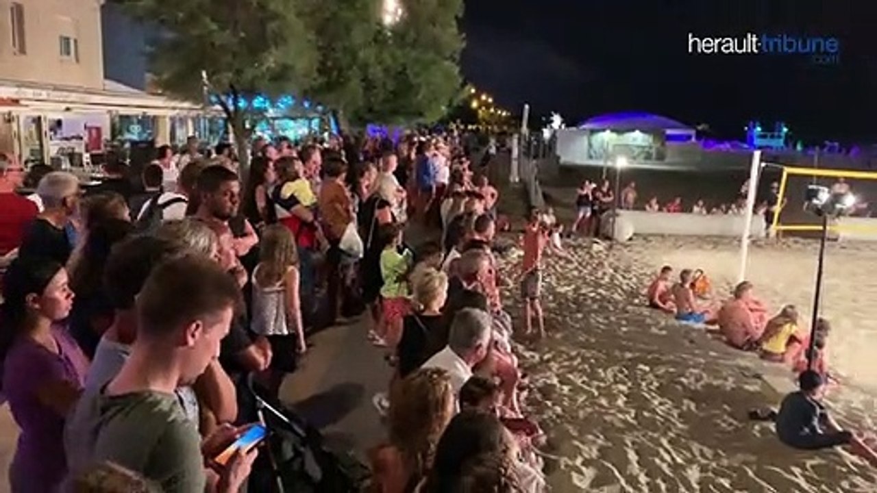 Finale tournoi beach volley au Grau d'Agde