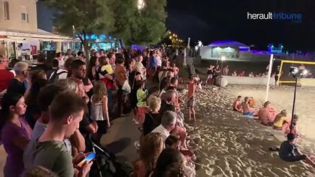 Finale tournoi beach volley au Grau d'Agde