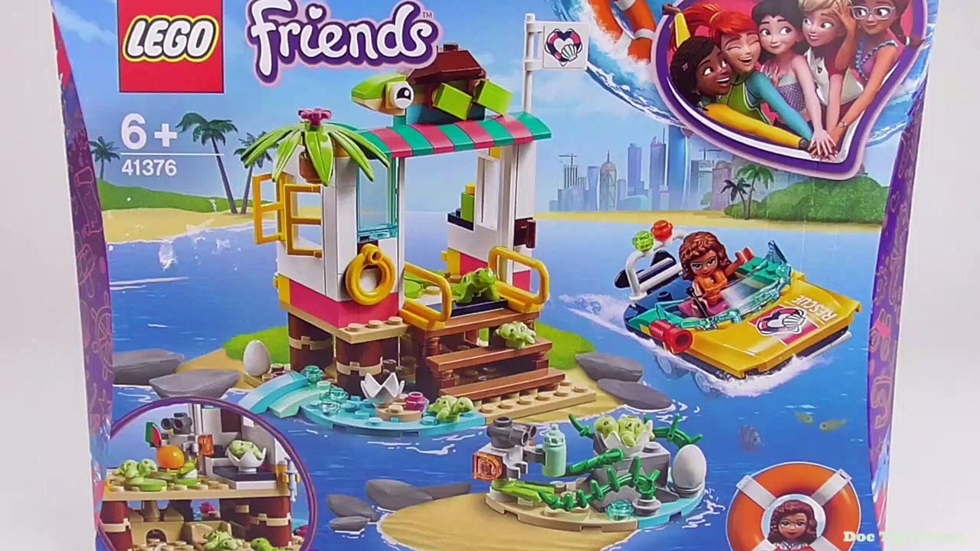 LEGO Friends Turtles Rescue Mission (41376) - Toy Unboxing and Speed Build  - video Dailymotion