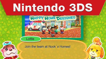 Animal Crossing: Happy Home Designer - Trailer de lancement