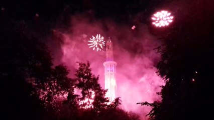 Feu d'artifice du 14 juillet 2019 au parc Paul Mistral de #Grenoble (1)