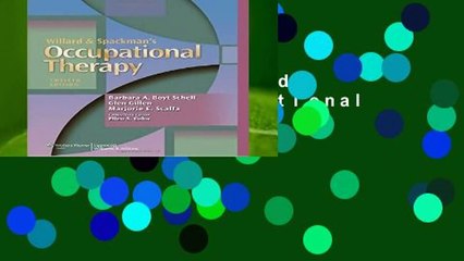 [FREE] Willard and Spackman s Occupational Therapy