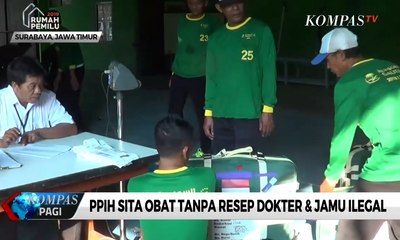 PPIH Surabaya Sita Obat Tanpa Resep Dokter & Jamu Ilegal