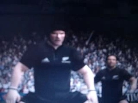 Haka néo zélandais sur RUGBY 08