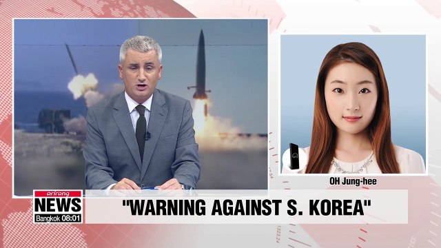 N. Korea says S. Korea should not ignore its missile launch warning
