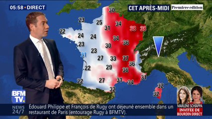 Les températures commencent (enfin) à dégringoler à l'ouest, la canicule persiste encore à l'est