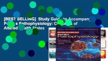 [BEST SELLING]  Study Guide to Accompany Porth s Pathophysiology: Concepts of Altered Health States