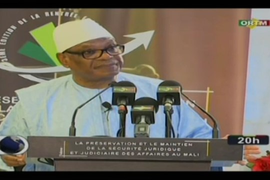 ORTM/Discours du Président de la république, Ibrahim Boubacar Keïta lors de la rentrée économique 2019 à Koulouba