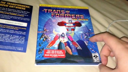 The Transformers: The Movie Blu-Ray/Digital HD Unboxing