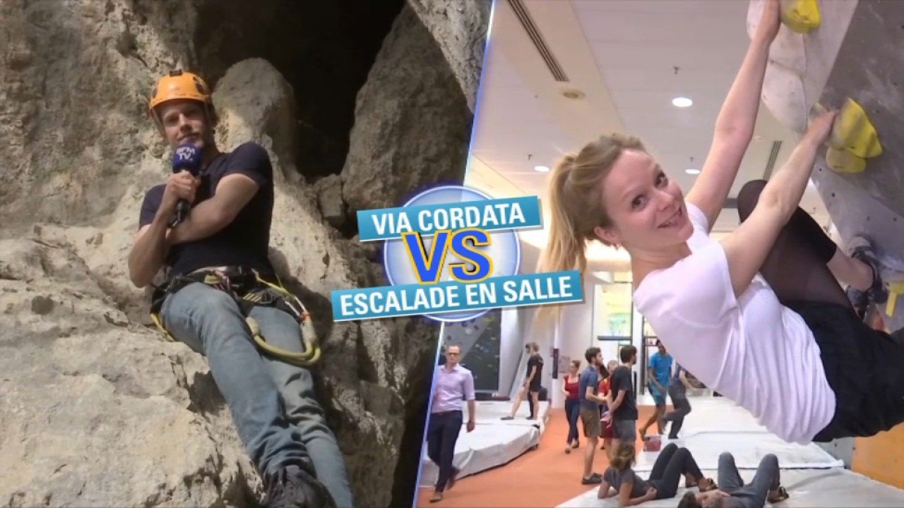 Les matches de l'été: vous êtes plus escalade en salle ou via cordata?
