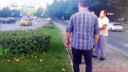 Kızına araba çarpan annenin sinir krizi geçirdiği anlar kamerada