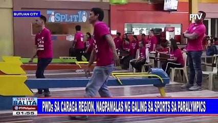 PWDs sa CARAGA region, nagpamalas ng galing sa sports sa paralympics