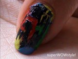 Colorful Crackle Nail Designs (using Crackle nail polish)