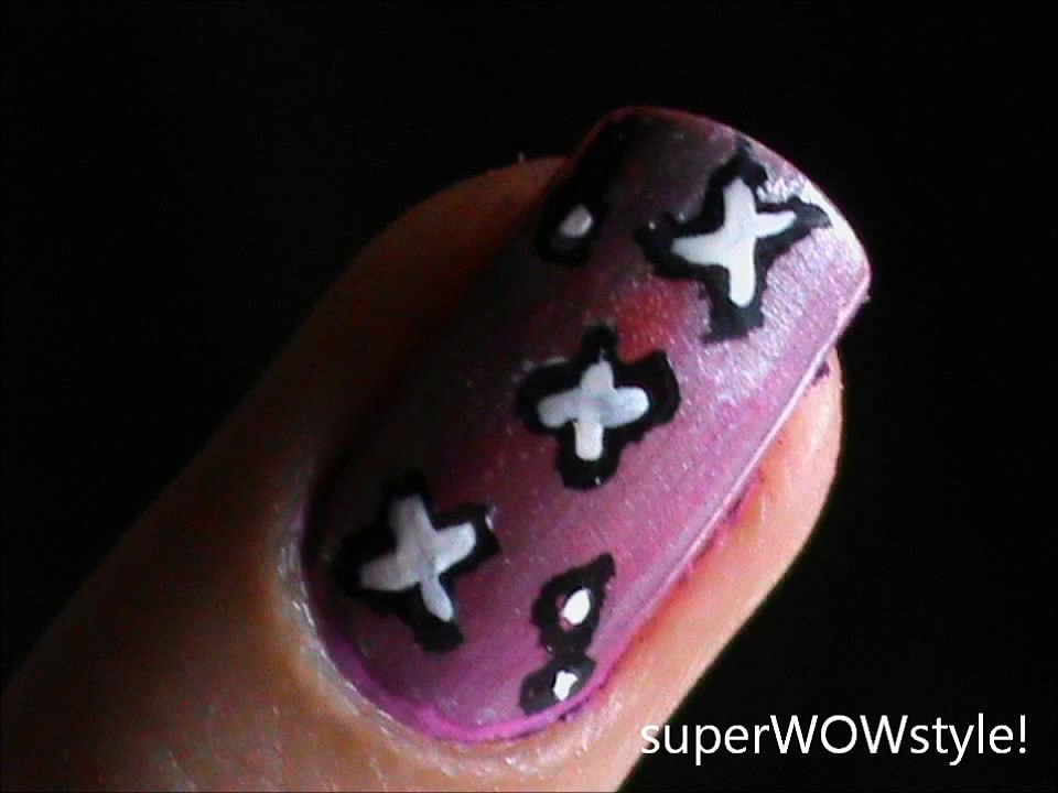 Cute Crosses ! -  Nail Designs for Beginners !