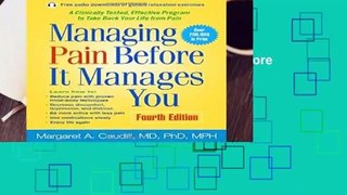 [NEW RELEASES]  Managing Pain Before It Manages You, Fourth Edition