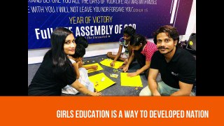 An Awareness Campaign-Workshop on Girls Child Education Organized by Radvision World Consultancy
