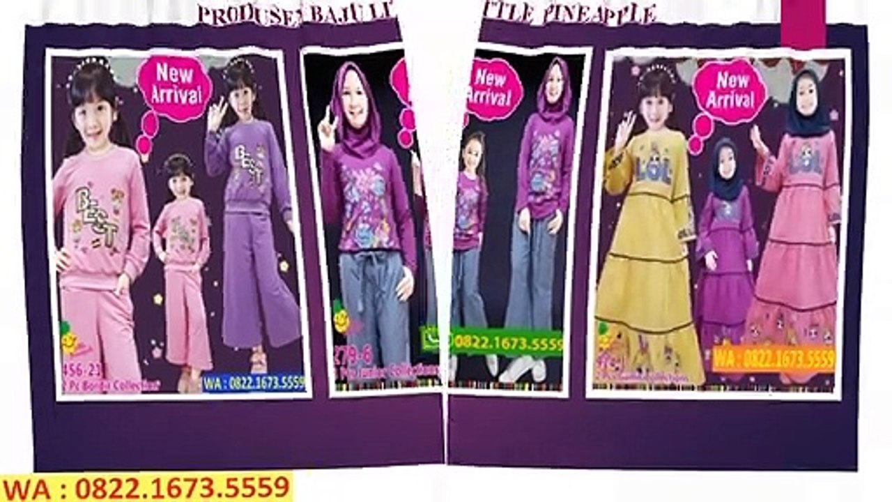 Peluang Usaha Kaos Anak Little Pineapple & London Kids, TERHEBOH...!!! WA 0822-1673-5559,