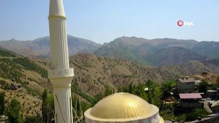 Terör yıktı devlet yaptı...Yeniden inşa edilen Ulu Cami havadan görüntülendi