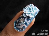 3D stickers !! - EASIEST acrylic nail art tutorial!