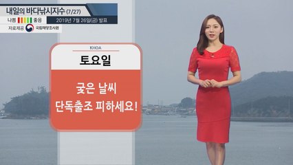 [내일의 바다낚시지수]7월27일 궂은 날씨 비바람 부는 곳 높은 물결 주의 해황 확인 필수 / YTN