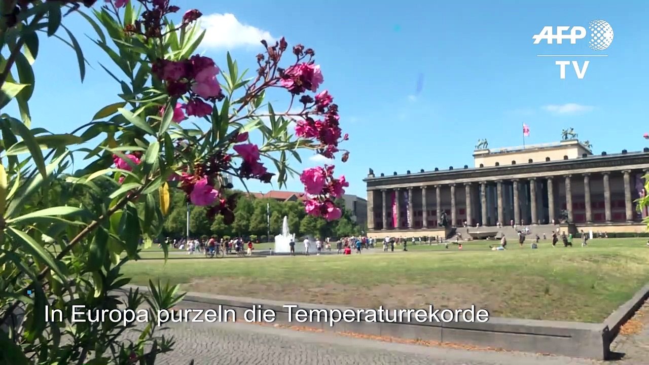 Hitzewelle lässt Temperaturrekorde in Europa schmelzen