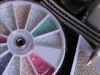 Bridal Nail Art_ Pearl Nail Designs _Long Nails_