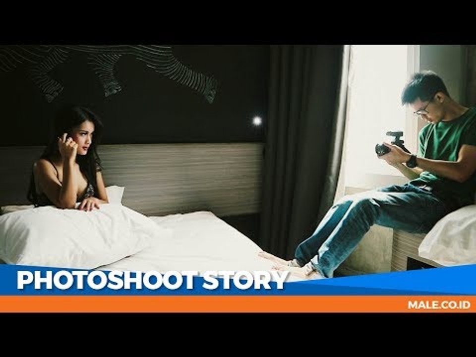 NADZILA di Behind the Scenes Photoshoot - Male Indonesia | Model Seksi Indo