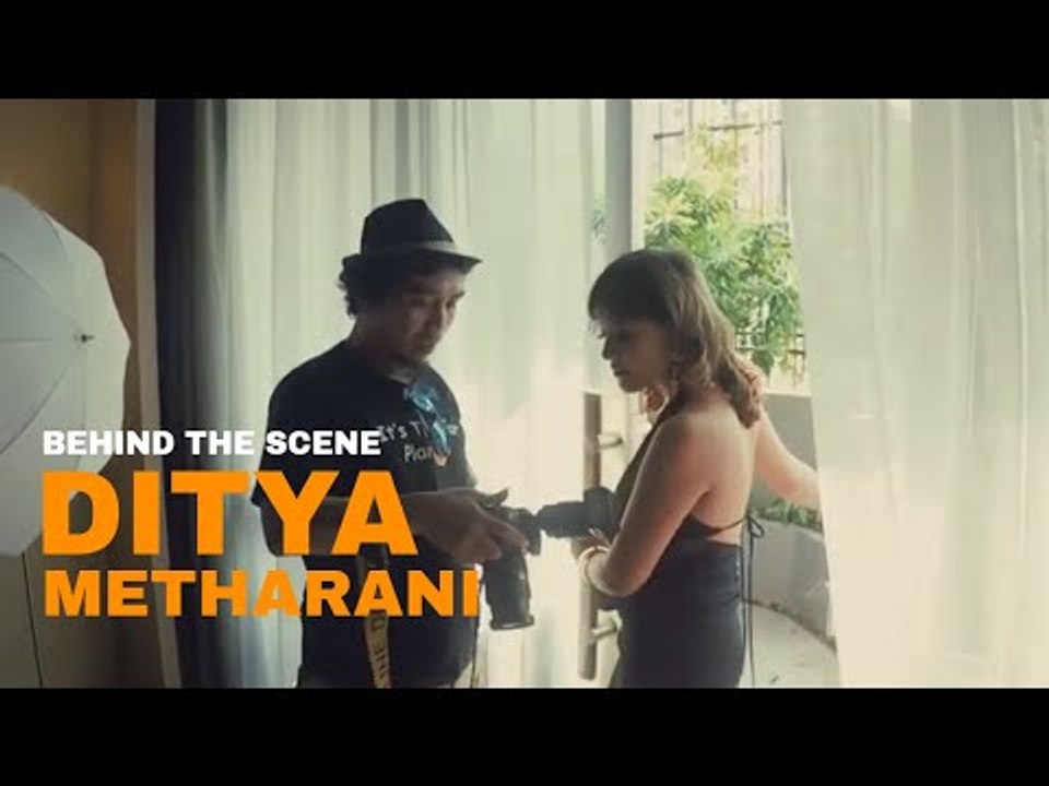 DITYA METHARANI di Behind The Scenes Photoshoot - Male Indonesia | Model Seksi Indo