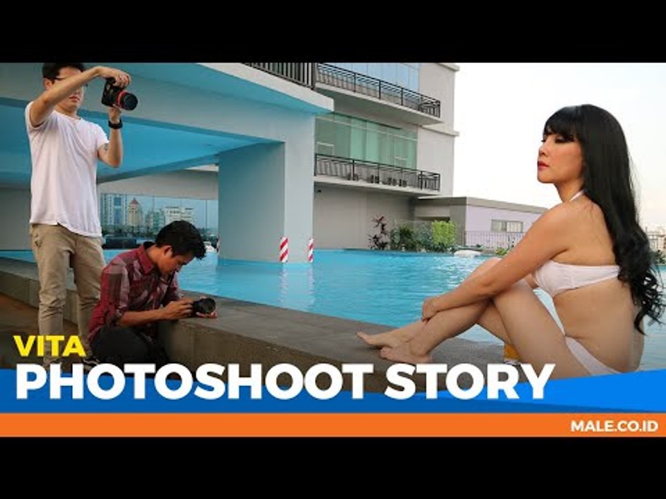 VITA di Behind the Scenes Photoshoot - Male Indonesia | Model Seksi Indo