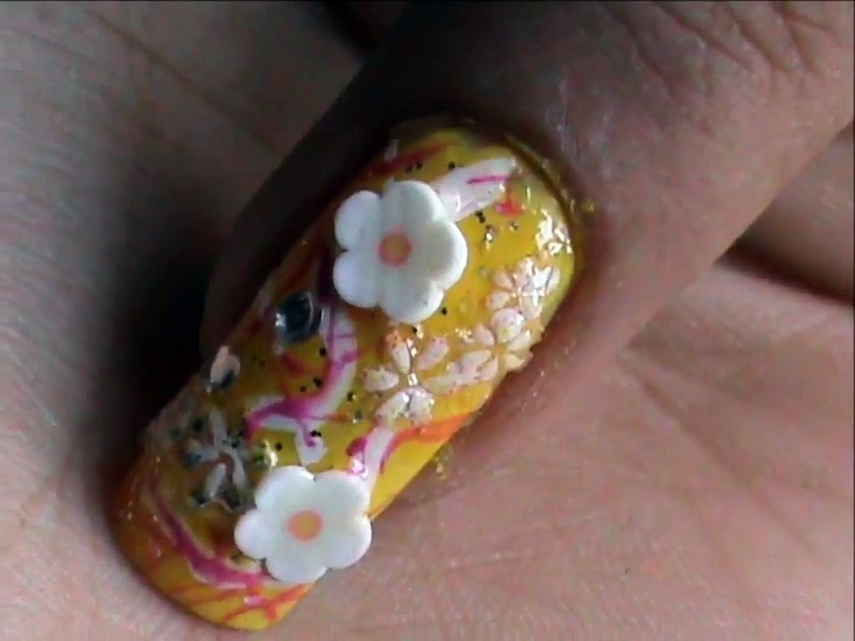 Fimo Cane Nail Art Tutorial - wide 4