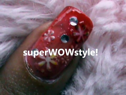 Flower Shower Stickers !! - A Beginners Nail Designs