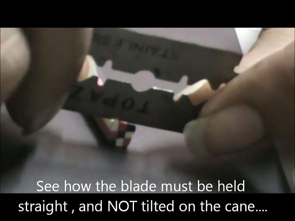 How To Cut Fimo Canes Tutorial (For Fimo nail Art)