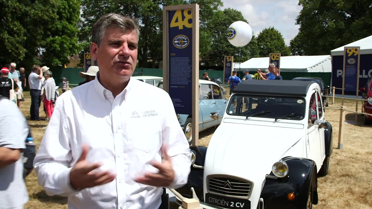 Citroën Collector's Reunion in Paris - Xavier Crespin, Directeur Général Citroën Héritage