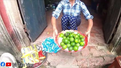 Bà Tân Vlog - Làm Cốc Trà Chanh Siêu To Khổng Lồ 60 Lít - Giant Lemon Tea Cup