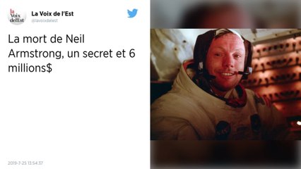 Mort de Neil Armstrong : Un secret à 6 millions de dollars révélé aux États-Unis