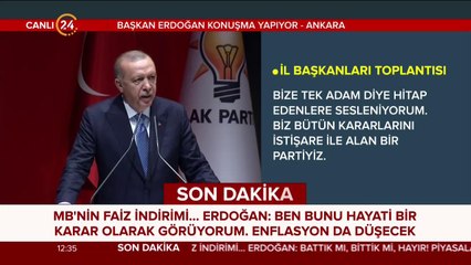 Başkan Erdoğan'dan net mesaj